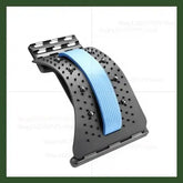 Lumbar Back Stretcher Multi - Level Adjustable Massager Waist Neck Fitness Lumbar Cervical Spine Cervical Spine Support Massager - Showlu Well Nation Store
